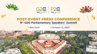 Post Event Press Conference of the P20 Summit [upl. by Wernher]