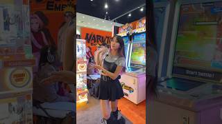 Got to try the new Naruto Arcade game at AX 🤩 Check the official site for more details [upl. by Prescott]