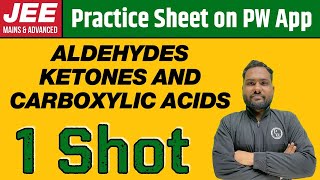 ALDEHYDES KETONES AND CARBOXYLIC ACIDS in 1 Shot  From Zero to Hero  JEE Main amp Advanced [upl. by Beckerman]