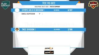 TNCC DIVISION 1 v Gympie Gold XI DIVISION 1 [upl. by Desta533]