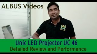 Unic LED Projector UC 46  Detailed Review and Performance [upl. by Lanti135]