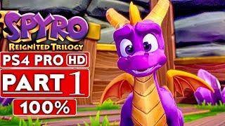 SPYRO 2 RIPTOS RAGE Gameplay Walkthrough Part 1  SPYRO REIGNITED TRILOGY 100  No Commentary [upl. by Oniratac]