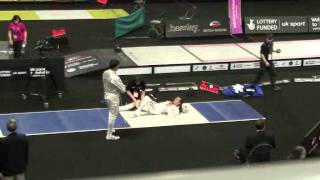 14072011 mf CHZ Individual Sheffield 8 blue CASSARA Andrea ITA 15 vs PRANZ Rene AUT 7 sd no [upl. by Gaudet898]