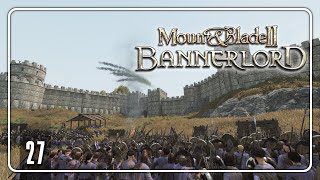 GRAN ASEDIO  Mount and Blade 2 BANNERLORD Gameplay Español Ep27 [upl. by Leban]