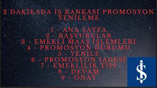 2 Dakikada İş Bankası Promosyon Yenileme [upl. by Niarb]