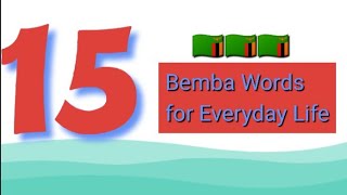 15 easy words in Bemba  Bemba Lessons familymembersinbemba [upl. by Allebara]