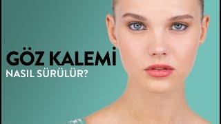 Göz kalemi nasıl sürülür [upl. by Aleakcim149]