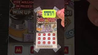 QUICK SCRATCH 98 5 MONOPOLY SECRET VAULT lottery scratchers shorts [upl. by Giark]