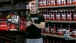 MuscleTech NitroTech Supplement Review Plus Taste Test [upl. by Nhguahs381]