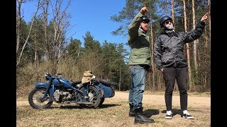 Nad jezioro  Old M72 sidecar to the Masurian Lakes [upl. by Auqenaj]