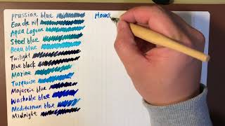 Diamine Blue series [upl. by Idelle961]