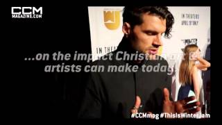 Joel Smallbone of for KING amp COUNTRY  quotThis Is Winter Jamquot red carpet [upl. by Munster]