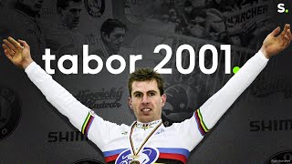 Tabor 2001 dankzij de quotgestequot van Mario De Clercq verovert Erwin Vervecken zijn eerste wereldtitel [upl. by Ecitnerp]