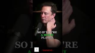 Elon Musk on Becoming a Multi Planetary Species Humanitys Path to Survival 🌌🚀 elonmusk shorts [upl. by Gennaro]