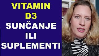 Vitamin D3  sunčanje ili suplementi  šta je boljedr Bojana Mandić [upl. by Obeded755]