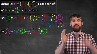 Writing Vectors in a New Coordinate System Example [upl. by Nnaear]