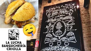 🍔LA LUCHA Sanguchería Criolla🔥¿Los MEJORES SANDWICHES del MUNDO Carta amp Precios😱Delivery Perú [upl. by Kenwee]