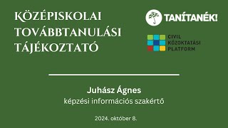 Minden amit a középiskolai továbbtanulási döntéshez és a felvételi eljáráshoz tudni érdemes [upl. by Ahtinak544]