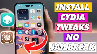 How to Get Cydia Tweaks Repo on iOS 16 No Jailbreak Work 100 [upl. by Nirehs]