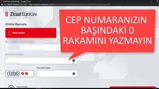 Ziraat İnternet Bankacılığı Açma wwwziraatbankcomtr [upl. by Aleil]