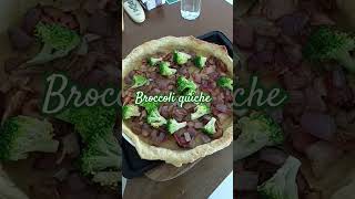 Broccoli quiche vegetable version short video [upl. by Eelinnej]