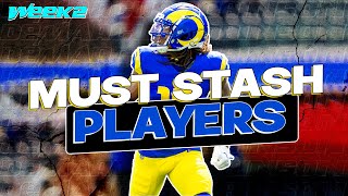 10 MUST STASH Players to pickup BEFORE Week 2 [upl. by Romito477]