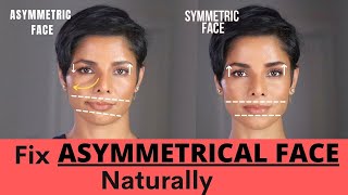 You Can FIX ASYMMETRICAL FACE NATURALLY by making these 5 CHANGES [upl. by Calisa448]