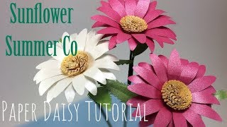 How to make Paper Daisies [upl. by Llehctim]