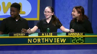 202425 Science Bowl Elementary Edition Bond Mill v Northview [upl. by Adnol]