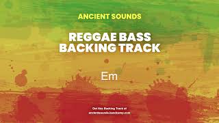 Reggae Bass  Backing Track BM  Prod by Jazā [upl. by Eilsel841]