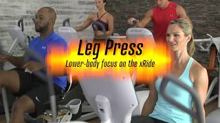 Leg Press An xRide Workout Booster from Octane Fitness [upl. by Petey]