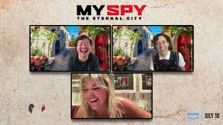 Ken Jeong and Kristen Schaal talk being more serious in My Spy Eternal City [upl. by Small900]