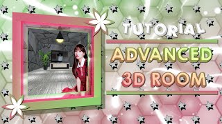 ADVANCED 3D ROOM  ALIGHT MOTION TUTORIAL 💜 [upl. by Ardnasal]