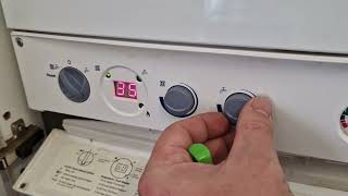 How To Put Baxi Boiler In Service Mode Max amp Min Rate [upl. by Inavoy]