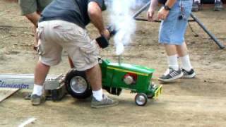 Jim revs up the Deere for a little smoke effect [upl. by Fern]