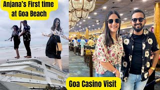 First Time Goa Vale Beach par 😍 Visiting Deltin Royale  Asia’s Biggest Casino in Goa [upl. by Aryc]