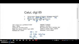 Odi et amo Catul 85 med syntaktisk analyse [upl. by Kovacs]