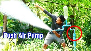 Improvised manual water pump no need electricity water from the deep well life hack easy way Strong [upl. by Latoya]