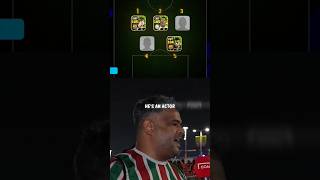 Blind ranking with Brazilian fans He puts Neymar last with his chest 😳😱 pes21 efootball shorts [upl. by Joellyn]