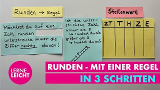 Lernvideonatürliche Zahlen runden Rundungsregeln [upl. by Ainnet937]