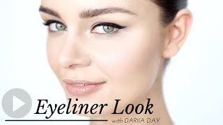 Eyeliner Look with Dariia Day [upl. by Llednew100]