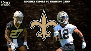 Rookies Report to Training Camp  The State of the Saints Podcast [upl. by Akimal]