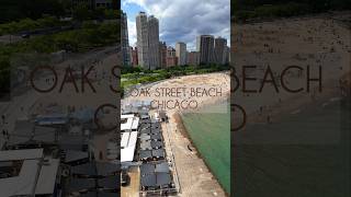 OAK STREET BEACH  CHICAGO SUMMER  4K DRONE VIDEO  LAKE MICHIGAN  LAKE SHORE DRIVE [upl. by Platas]