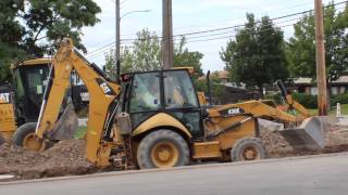 CAT 430E Backhoe working [upl. by Erbe]