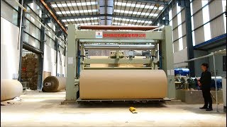 Waste Paper Recycling  3600mm 250TPD Kraft Paper  Fluting Paper  Corrugated Paper Production Line [upl. by Altaf]