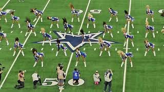 2024 Dallas Cowboys Cheerleaders pregame performance thunderstruck dance 91524 vs new Orleans [upl. by Hartill]