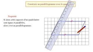 Parallélogramme par le quadrillage [upl. by Rachele]