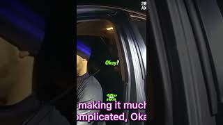 Man refuses to get out of car after getting pulled over 😬😳 [upl. by Irallih]