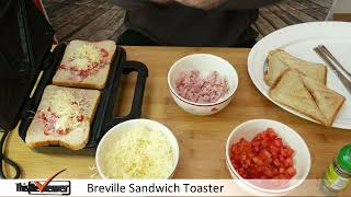 Trying out the Sandwich Toaster  deep fill and filled yummy sandwiches [upl. by Cone]