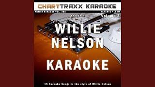 Willingly feat Shirley Cole Karaoke Version In the Style of Willie Nelson [upl. by Ttezil572]